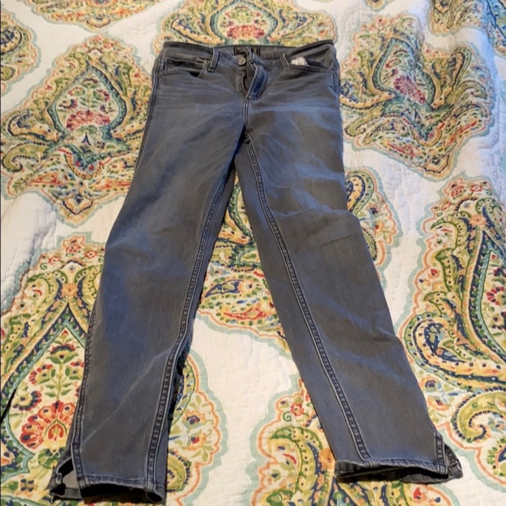 Abercrombie simone high rise ankle jeans